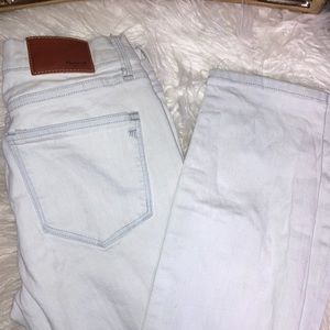 Madewell new without tags white wash Jean boot cut